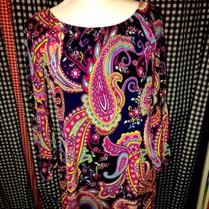 Boutique Paisley Colored Pattern Dress 😍❤️🤩